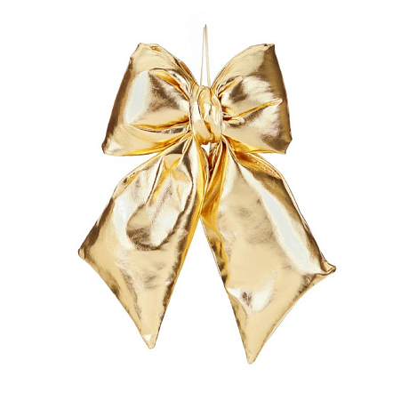 Бант с начинкой золото